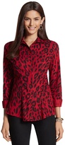 Thumbnail for your product : Chico's Effortless Glam Cheetah Kelsey Top