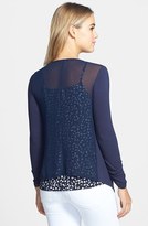 Thumbnail for your product : Vince Camuto Sheer Back Drape Front Cardigan