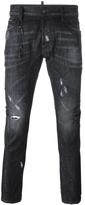 Thumbnail for your product : DSQUARED2 Tidy Biker chain trim jeans