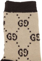 Thumbnail for your product : Gucci Gg Supreme Logo Cotton Knit Socks