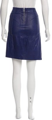 Marc by Marc Jacobs Knee-Length Leather Skirt
