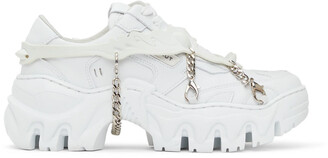 Rombaut White Beyond Leather Boccaccio II Harness Sneakers