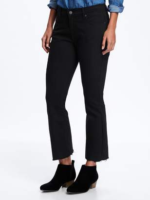 Old Navy Black Flare Ankle Mid-Rise Jeans for Women