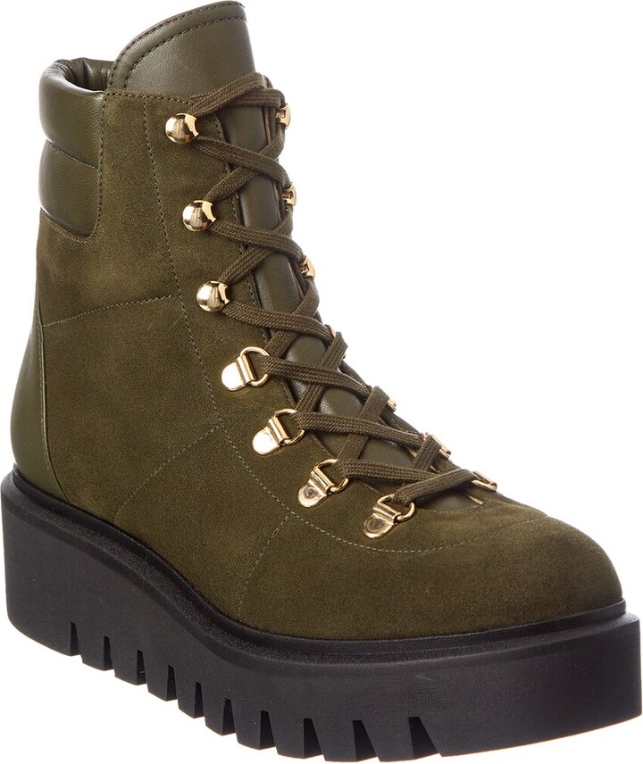 Womens Suede Lug Sole Boots | ShopStyle