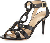 Thumbnail for your product : Charlotte Olympia Allure Studded Harness Sandal, Black
