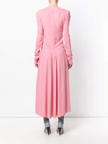Thumbnail for your product : Nina Ricci buttoned gathered dress