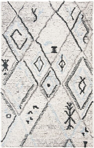 Safavieh CasablancaShagCSB637HandTuftedIndoorAreaRug-Grey/Ivory-8'x10'
