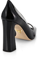 Thumbnail for your product : Prada Open-Toe Block-Heeled Pumps