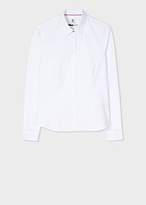 Thumbnail for your product : Paul Smith Women's White Stretch-Cotton Shirt With 'Cycle Stripe' Cuff Linings