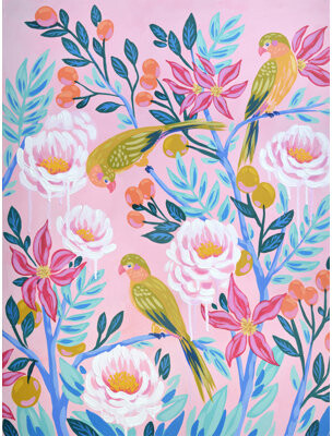 Woven Together 2 by Julie Marriott - Painting