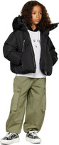 Thumbnail for your product : MM6 MAISON MARGIELA Kids Black Zip Jacket