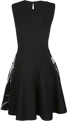 Alexander McQueen Black Viscose-silk Blend Dress