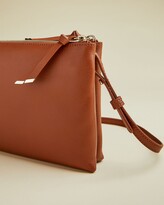 Thumbnail for your product : Ted Baker Double Pouch Leather Cross Body Bag