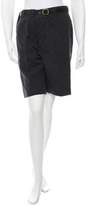 Thumbnail for your product : Golden Goose Linen Knee-Length Shorts w/ Tags Navy Linen Knee-Length Shorts w/ Tags