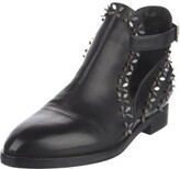 Thumbnail for your product : AlaÃ¯a Leather Leather Trim Embellishment Chelsea Boots