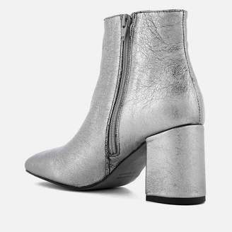 Rebecca Minkoff Women's Stefania Heeled Ankle Boots - Rock Grey