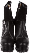 Thumbnail for your product : Patrizia Pepe Leather Platform Booties