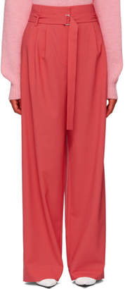 Tibi Red Suit Tailored Trousers