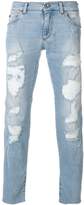 Thumbnail for your product : Dolce & Gabbana heavily distressed jeans