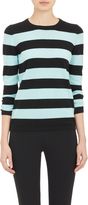 Thumbnail for your product : Barneys New York Women's Cashmere Block-Striped Sweater-Black