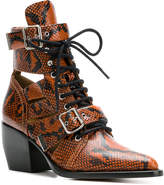 Thumbnail for your product : Chloé python print Rylee boots
