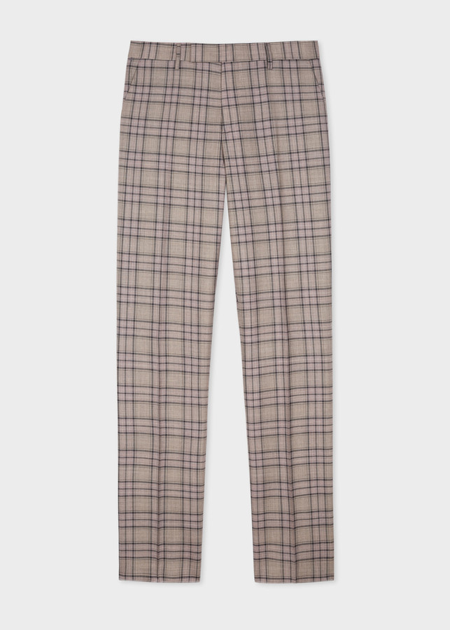 mens pink plaid pants