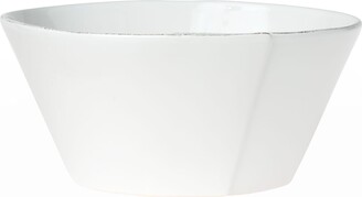 Vietri Lastra Large Stacking Serving Bowl, White