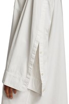 Thumbnail for your product : R 13 Oversized Long-Sleeve Button-Up Shirtdress