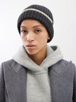 Thumbnail for your product : Brunello Cucinelli Ribbed-cashmere Beanie Hat