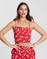 Thumbnail for your product : MinkPink Daisy Strappy Crop Top