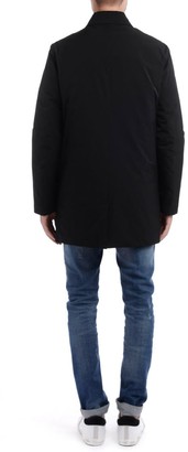 Museum Chester Trench Coat In Black Waterproof Fabric