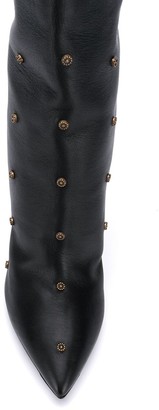 Moschino Pointed Knee-Length Boots