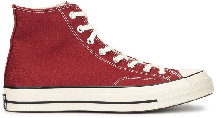 red rubber converse