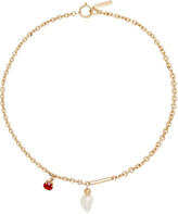 Thumbnail for your product : Justine Clenquet SSENSE Exclusive Gold Ana Necklace