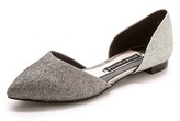 Thumbnail for your product : Alice + Olivia Hilary Glitter d'Orsay Flats
