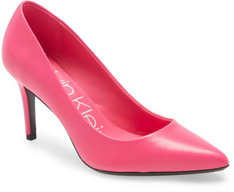 calvin klein pink heels