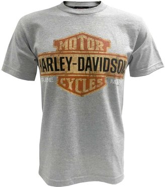 Harley-Davidson Men's Tee, Distressed Bar & Shield Short Sleeve 30296597 (S)