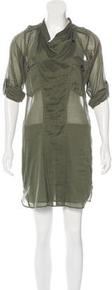 Etoile Isabel Marant Three-Quarter Sleeve Mini Dress