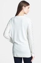 Thumbnail for your product : MICHAEL Michael Kors Embellished Sleeve Cardigan