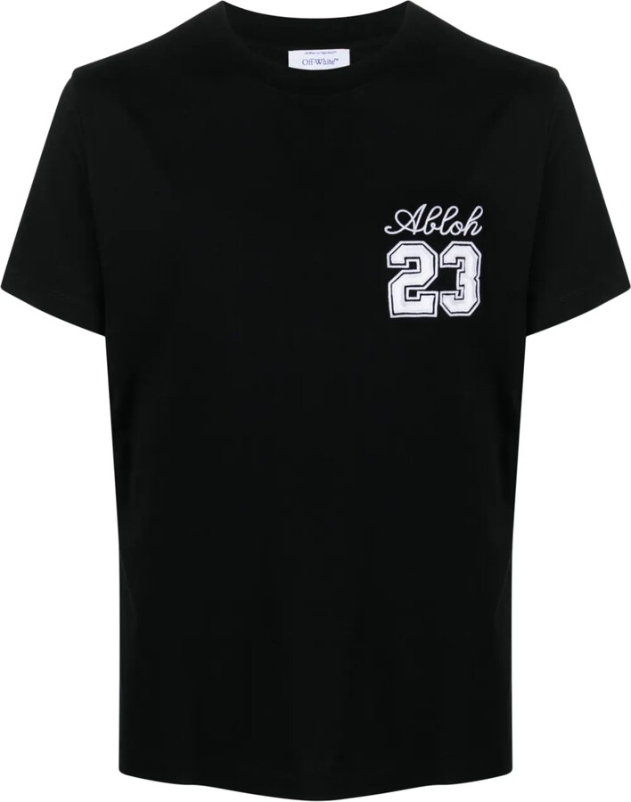 Off-White Washed Est 13 Skate T-Shirt in Black - ShopStyle