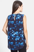 Thumbnail for your product : Vince Camuto 'Floral Shades' Center Pleat Sleeveless Blouse