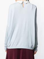 Thumbnail for your product : Steffen Schraut floral collar jumper