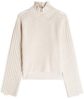 Thumbnail for your product : Golden Goose Deluxe Brand 31853 Distressed Merino Wool Turtleneck Pullover