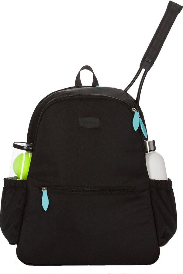 Ame and Lulu Ame & Lulu Courtside Tennis Backpack 2.0, Women's, Black/Blue