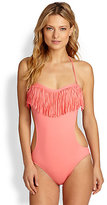 Thumbnail for your product : L-Space Free Love One-Piece Fringed Swimsuit