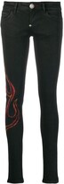 Thumbnail for your product : Philipp Plein Flame skinny jeans