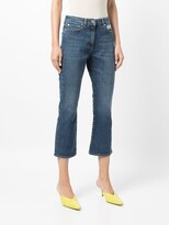 Thumbnail for your product : MSGM Cropped Denim Jeans