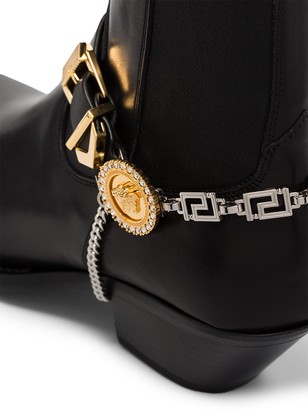 Versace Medusa steel-toe ankle boots
