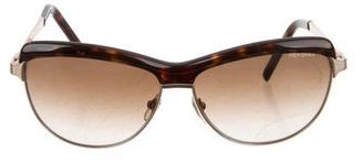Saint Laurent Gradient Tortoiseshell Sunglasses