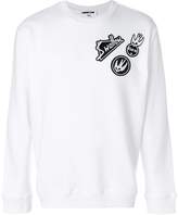 Thumbnail for your product : McQ embroidered swallow sweatshirt